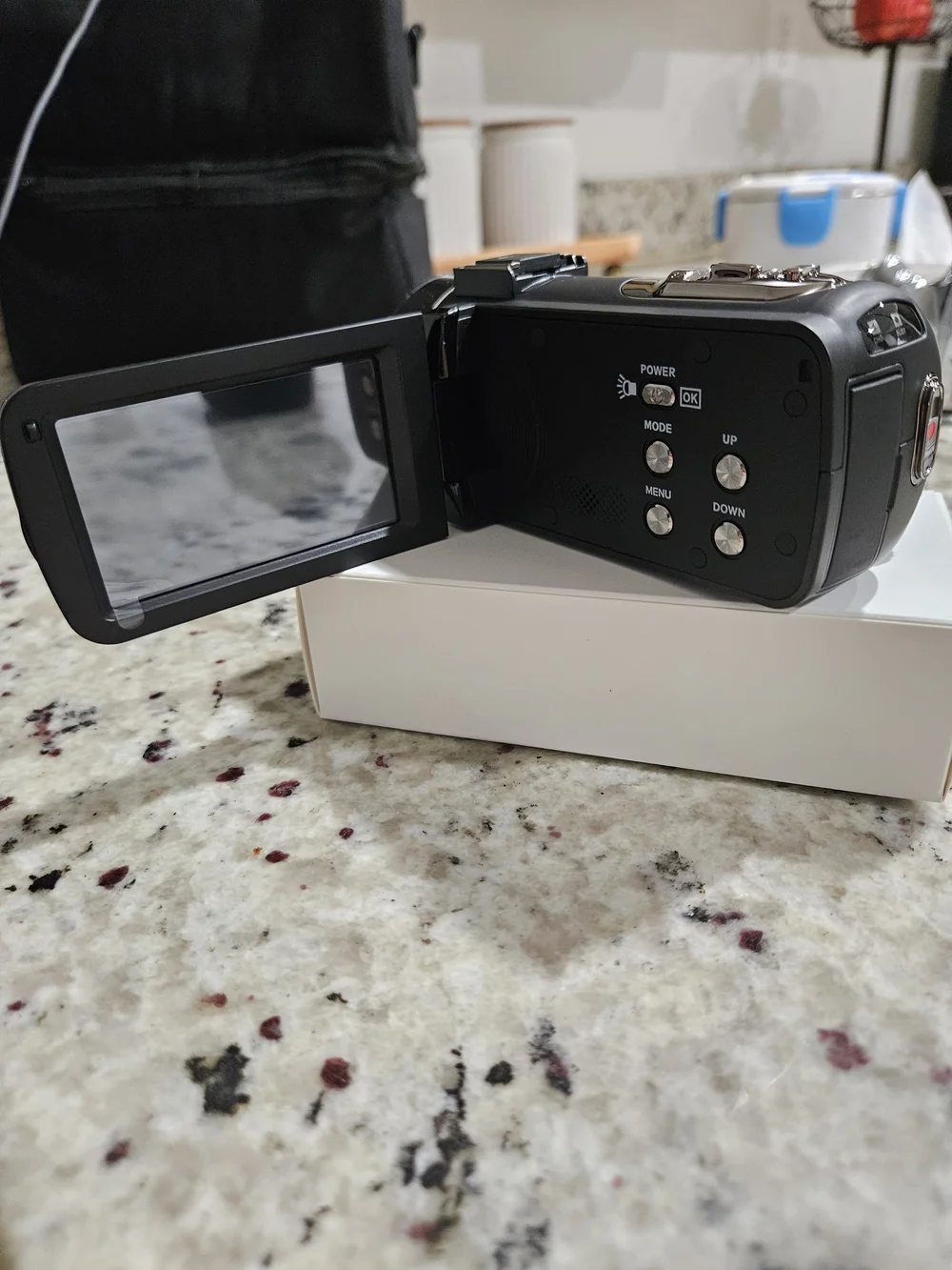 Black 4K Ultra HD Digital Camcorder - IR Night Vision